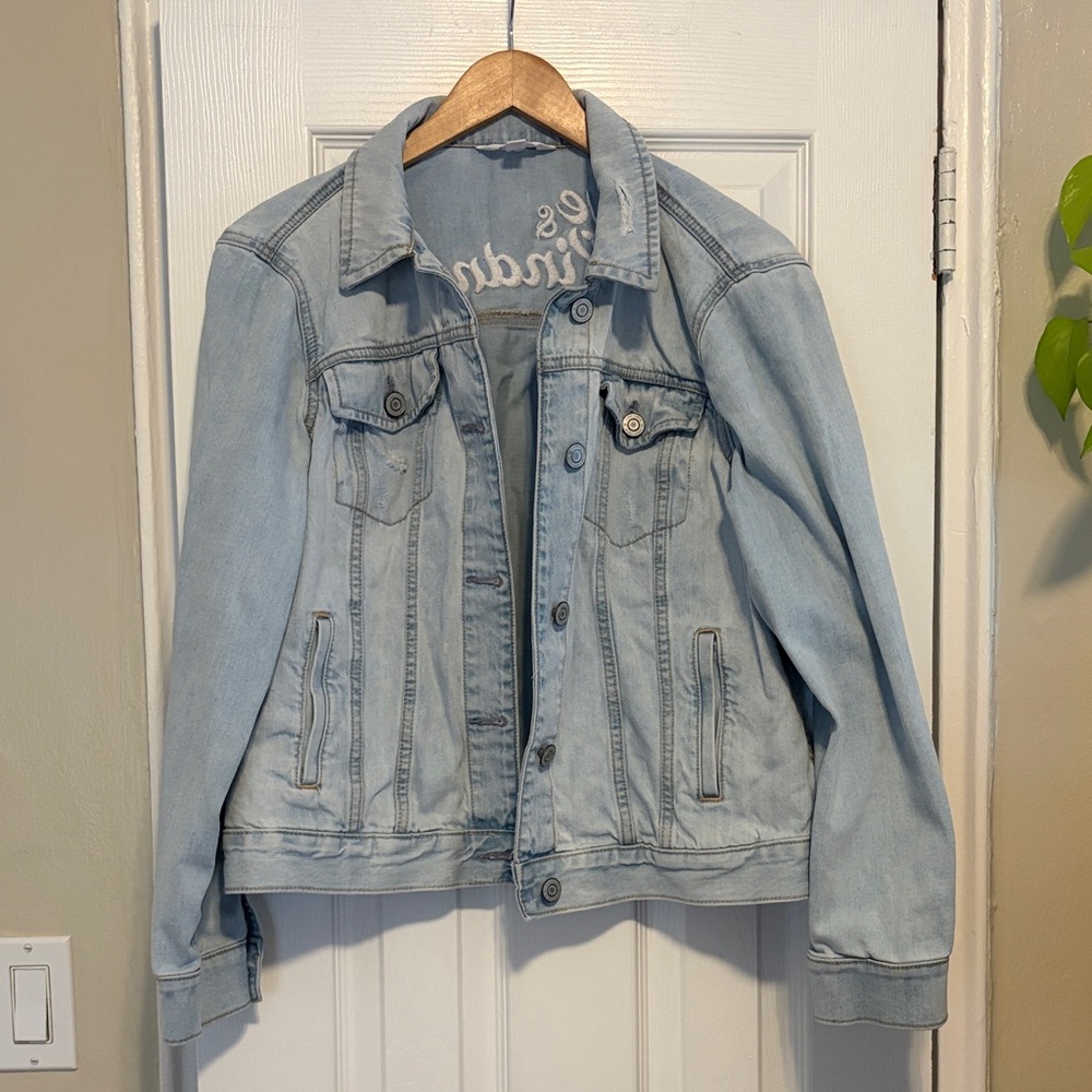 Lauren Conrad Light Wash Denim Jacket